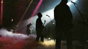 DAVID GILMOUR, GUY PRATT AND PHIL MANZANERA  <span>Photo by Polly Samson</span>