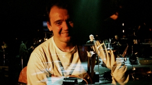 GUY PRATT WITH DAVID GILMOUR AND RICK WRIGHT  <span>Photo by Polly Samson</span>